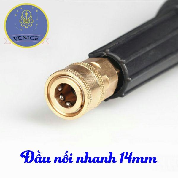 Dụng cụ cao áp và Bình tạo bọt tuyết 1L cao cấp cho máy rửa xe áp lực cao