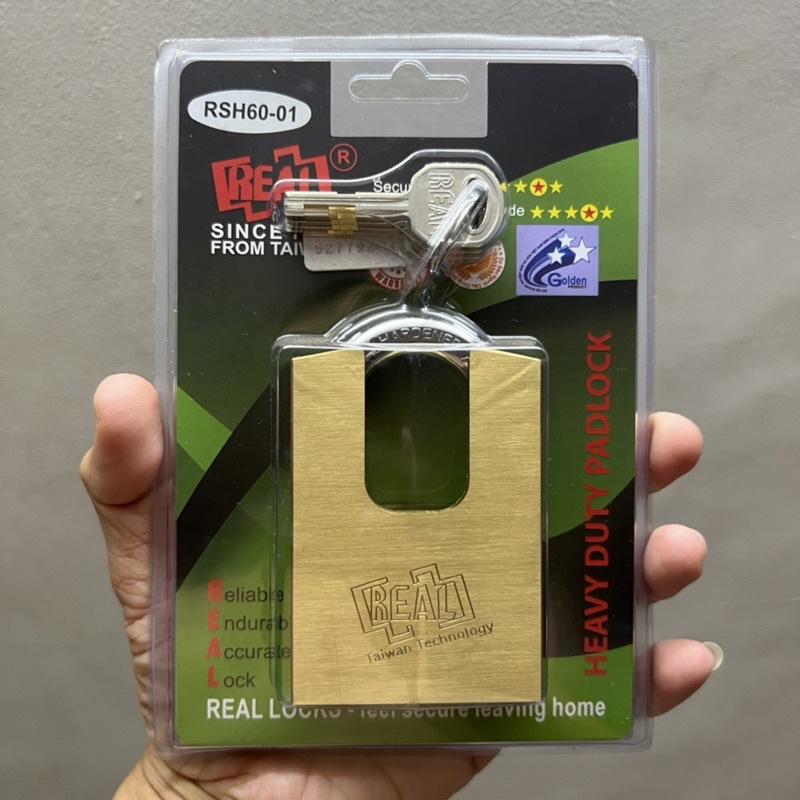 Ổ khóa chống cắt REAL RSH60-01 thân đồng thau 4 chìa vuông - MSOFT