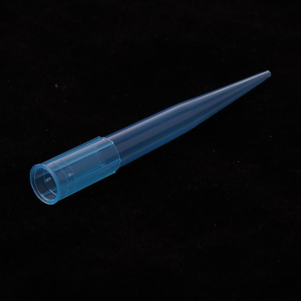 1000Pieces 1ml Lab Liquid Pipette Tips For DragonMed PP Material