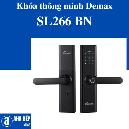 Khóa cửa thông minh Demax SL266 BN. Hàng Chính Hãng