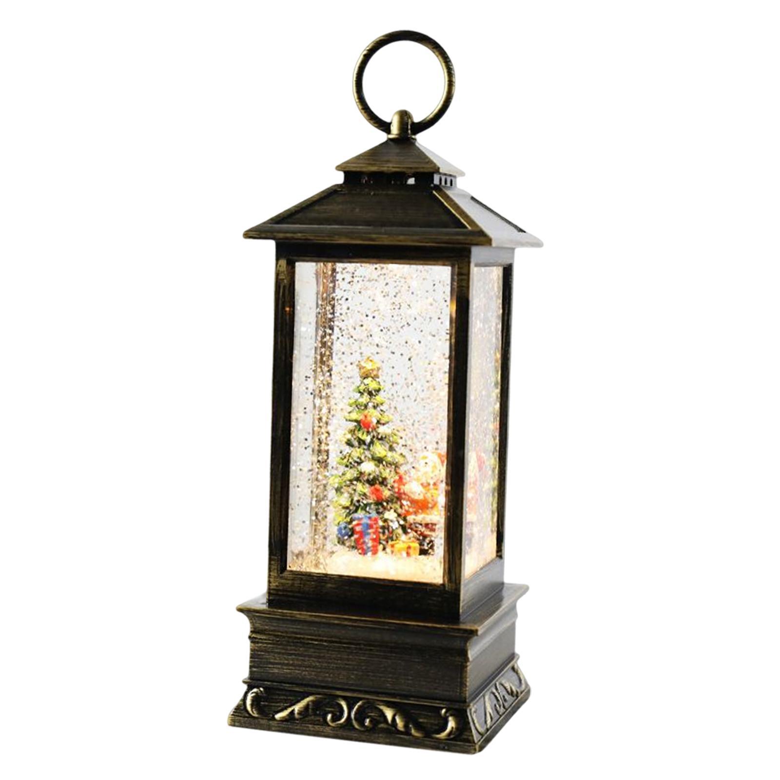 Christmas Lantern Music Box Kids Gift Decoration with Light Birthday Gift