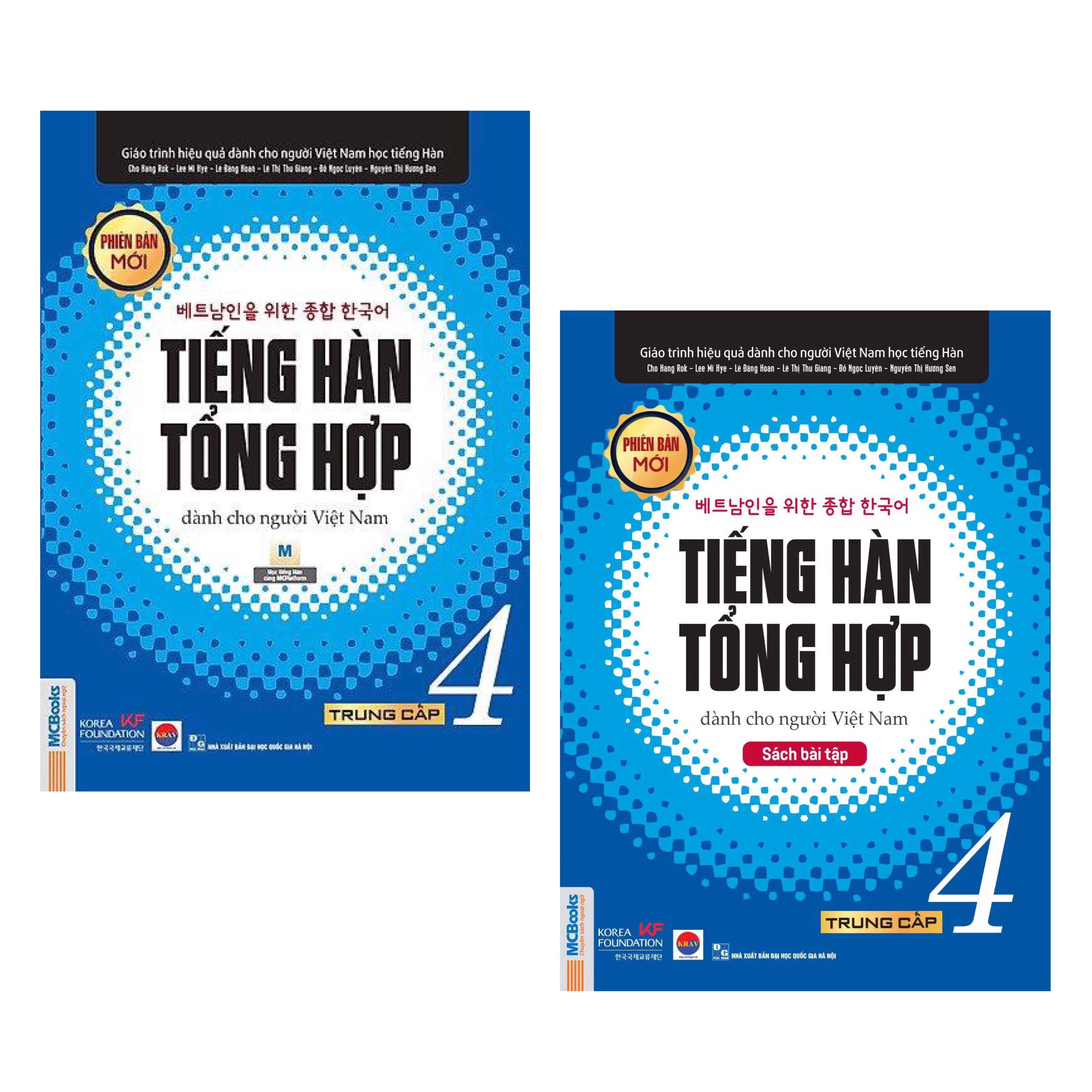 Combo Tiếng Hàn Tổng Hợp Dành Cho Người Việt Nam - Trung Cấp 4