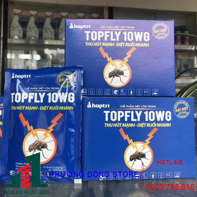 Thuốc diệt ruồi hiệu quả Topfly 10WG-400g