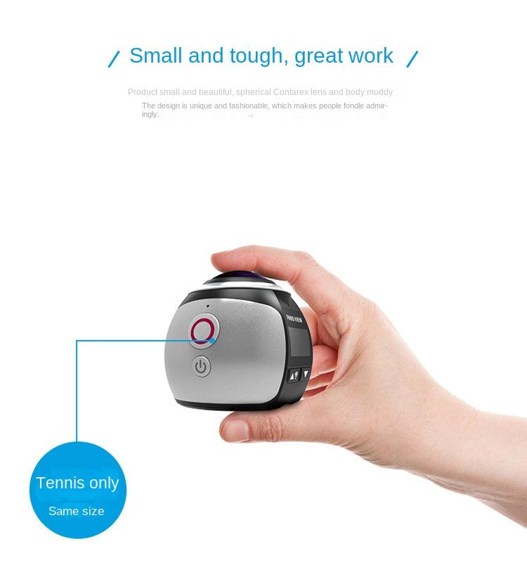 V1 Camera Toàn Cảnh 360 Độ HD 4K Lặn Du Lịch Thể Thao Chống Nước DV WIFI Camera Mini VR Camera Thực Tế Ảo