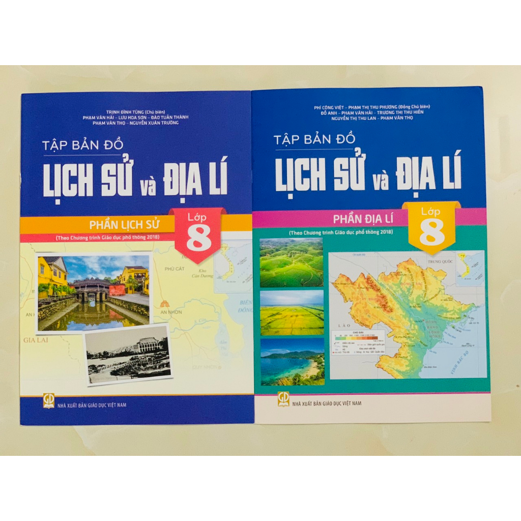 Sách - tập bản đồ lịch sử và địa lí 8 - phần địa lí ( biên soạn theo chương trình GDPT 2018 )