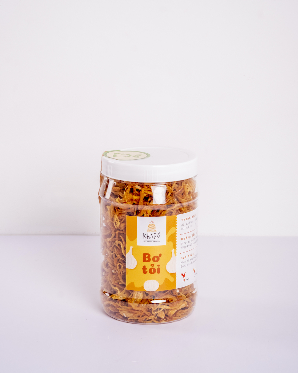 KHÔ GÀ BƠ TỎI 500Gr | KHA GỒ | Ăn Vặt Văn Phòng, Du Lịch, Tết, Sài Gòn Ngon