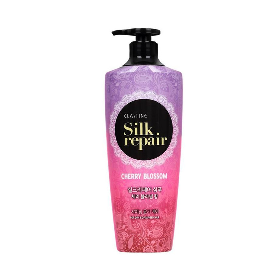 Dầu gội chăm sóc và nuôi dưỡng tóc Elastine Silk Repair - Hương Hoa Anh Đào