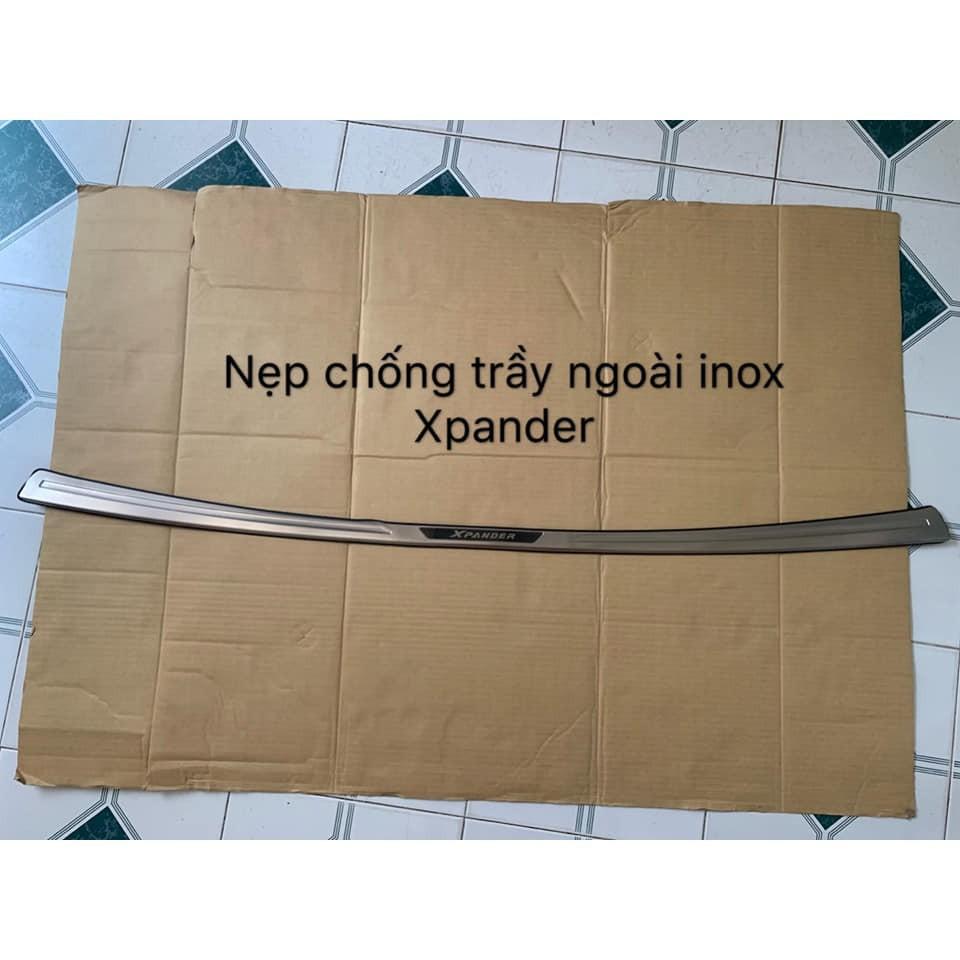Ốp bậc cốp TRONG VÀ NGOÀI XPANDER 2018-2019 mẫu inox
