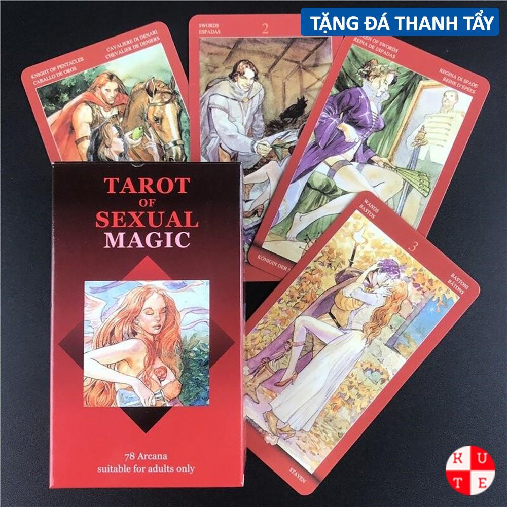 Bài Tarot Sexual Magic Tarot 78 Lá Bài Tặng Đá Thanh Tẩy