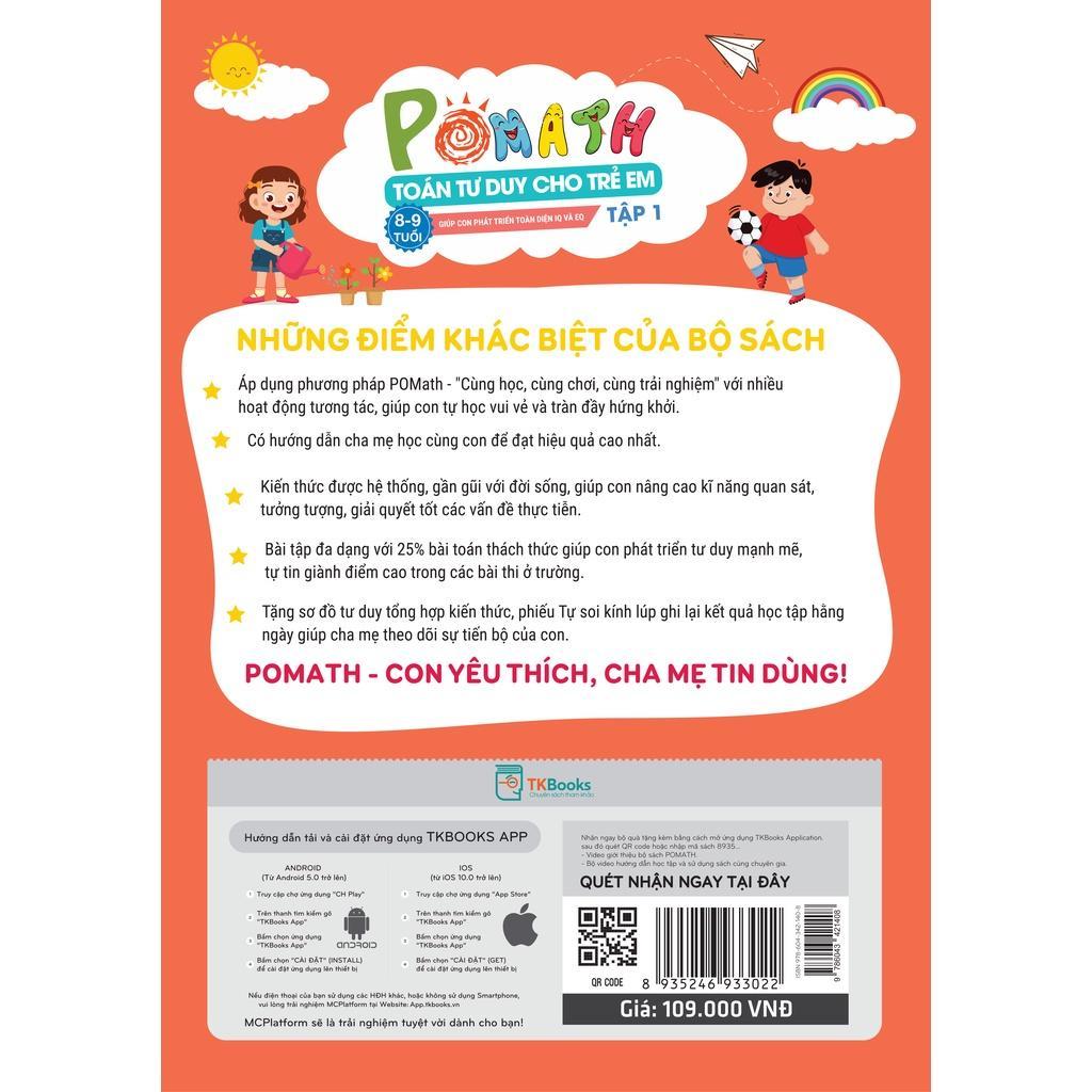 Pomath toán tư duy cho trẻ - Tập 1 - Bản Quyền