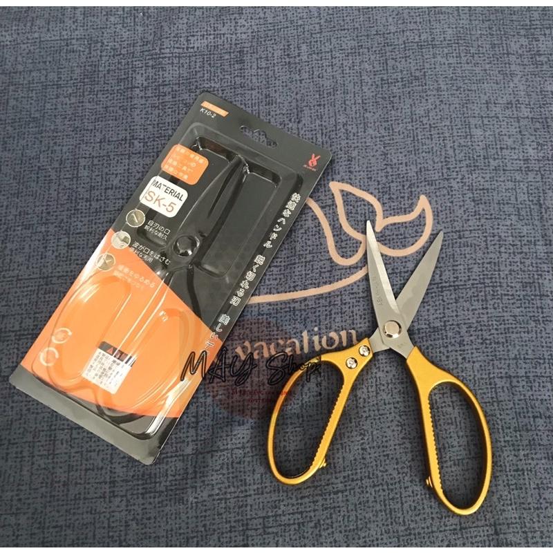 Kéo làm bếp đa năng bằng thép cao cấp 21cm SK-5 dùng cắt Gà, Cá, Thực phẩm, cắt Vải, Giấy, Da hàng nội địa Nhật