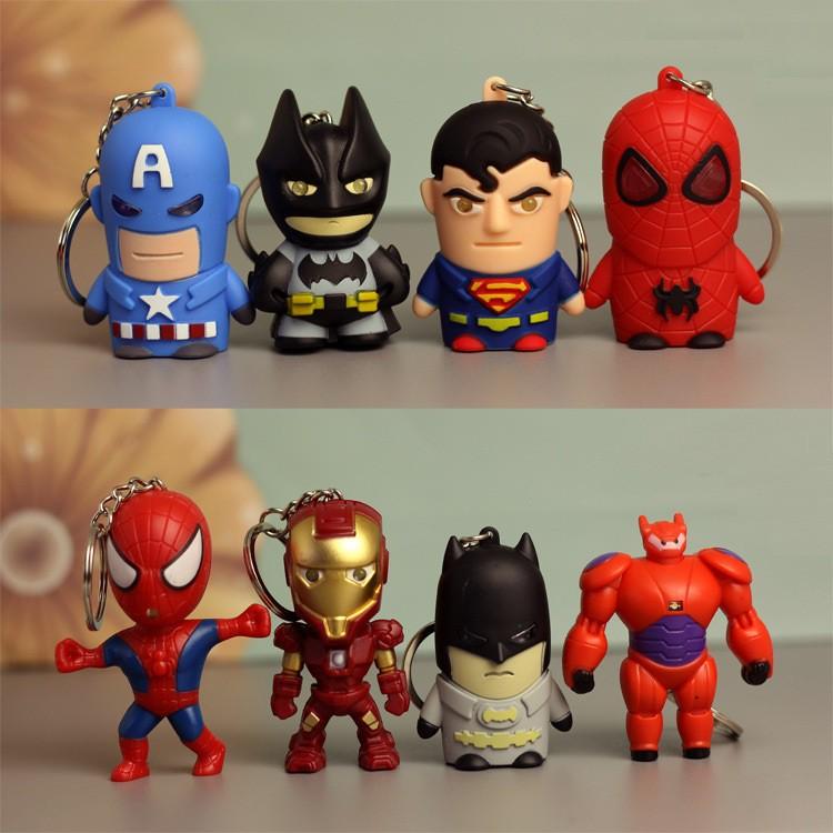 Hot Móc khóa Marvel Avenger phát sáng bản đẹp chất liệu nhựa cao cấp cực hót