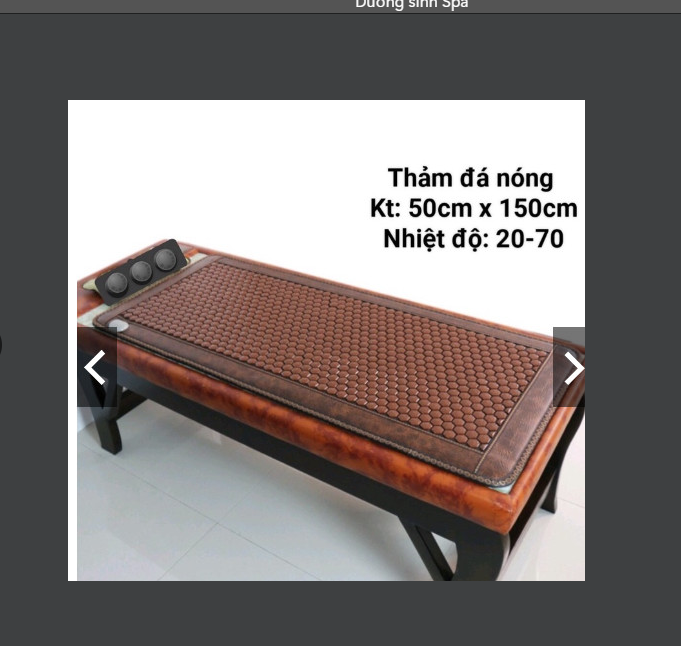 Thảm Đá Nóng 50*150 Hỗ Trợ Giảm Đau Lưng Vai Gáy, Ngủ Ngon TẶNG 1 Túi Cao Dán Thảo Dược 50 Miếng