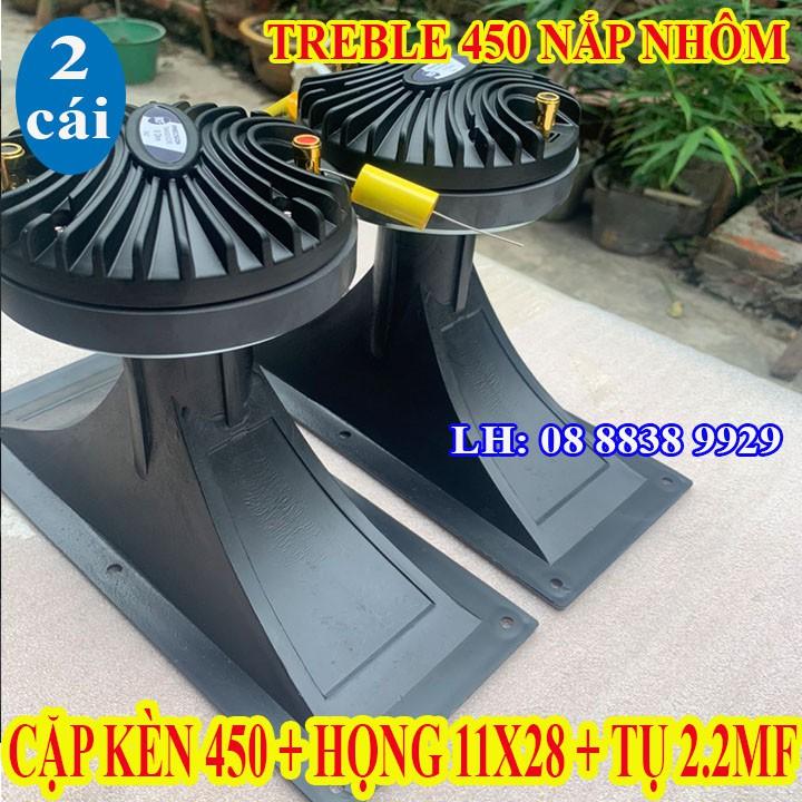 CẶP LOA TREBLE KÈN 450 RCF NẮP NHÔM KÈM HỌNG 11X28 VÀ TỤ XỊN 2.2 Hàng Nhập Khẩu