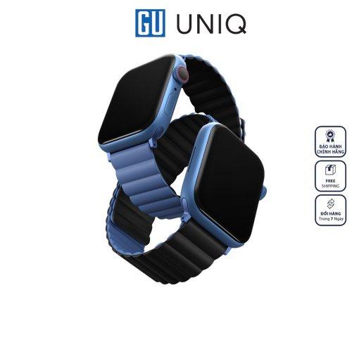 Dây đeo UNIQ Revix Reversible Magnetic Silicone Strap (38/40/41mm) For Apple Watch 1~8/ SE Hàng Chính Hãng