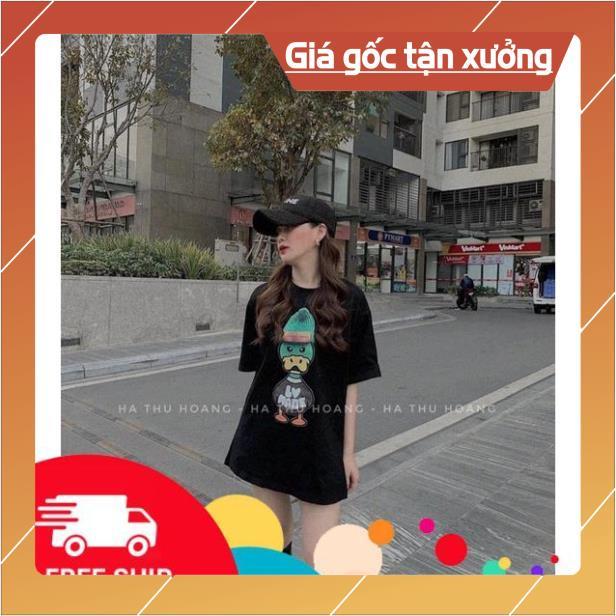 Áo phông vịt đội mũ len xanh TT11 shop KT unisex _511