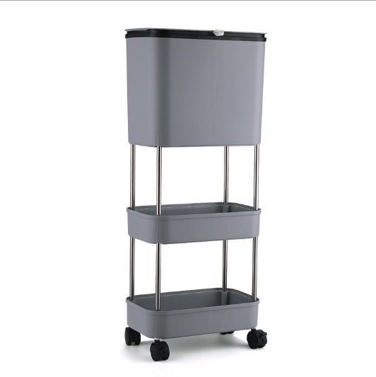 Thùng Rác Phân Loại 3 Tầng Bánh xe Garbage Can