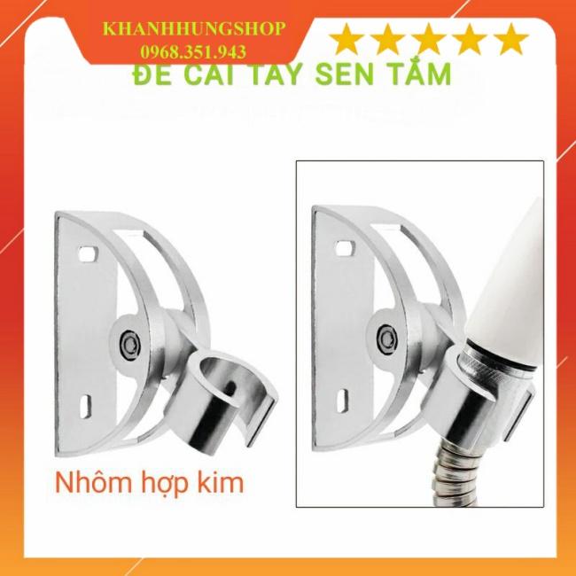 Đế cài tay sen tắm,vòi xịt vệ sinh chất liệu nhôm hợp kim