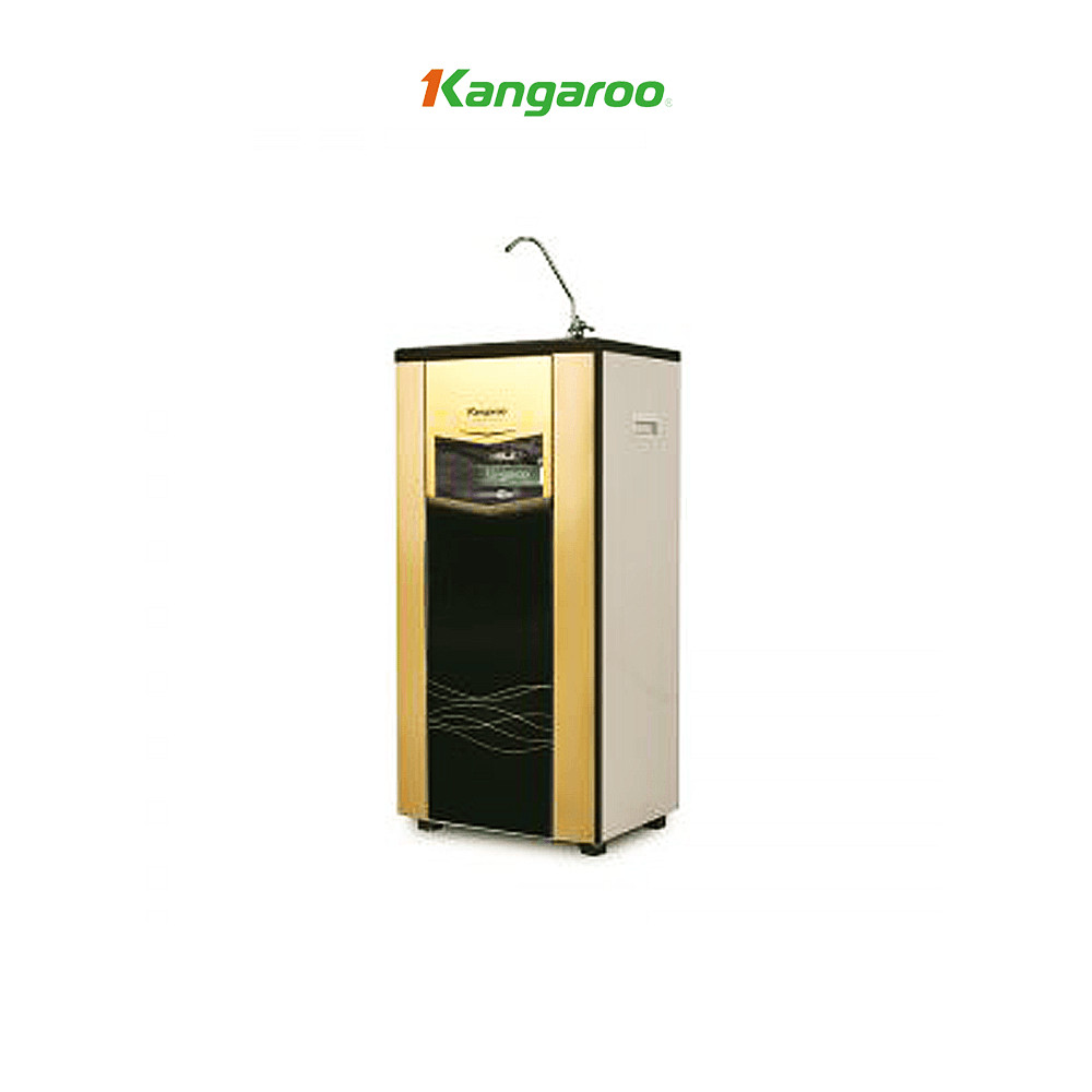 Thiết bị lọc nước Kangaroo RO, 9 lõi Omega model KG110A vỏ tủ VTU màu vàng (kèm carton) - Hang chính hãng