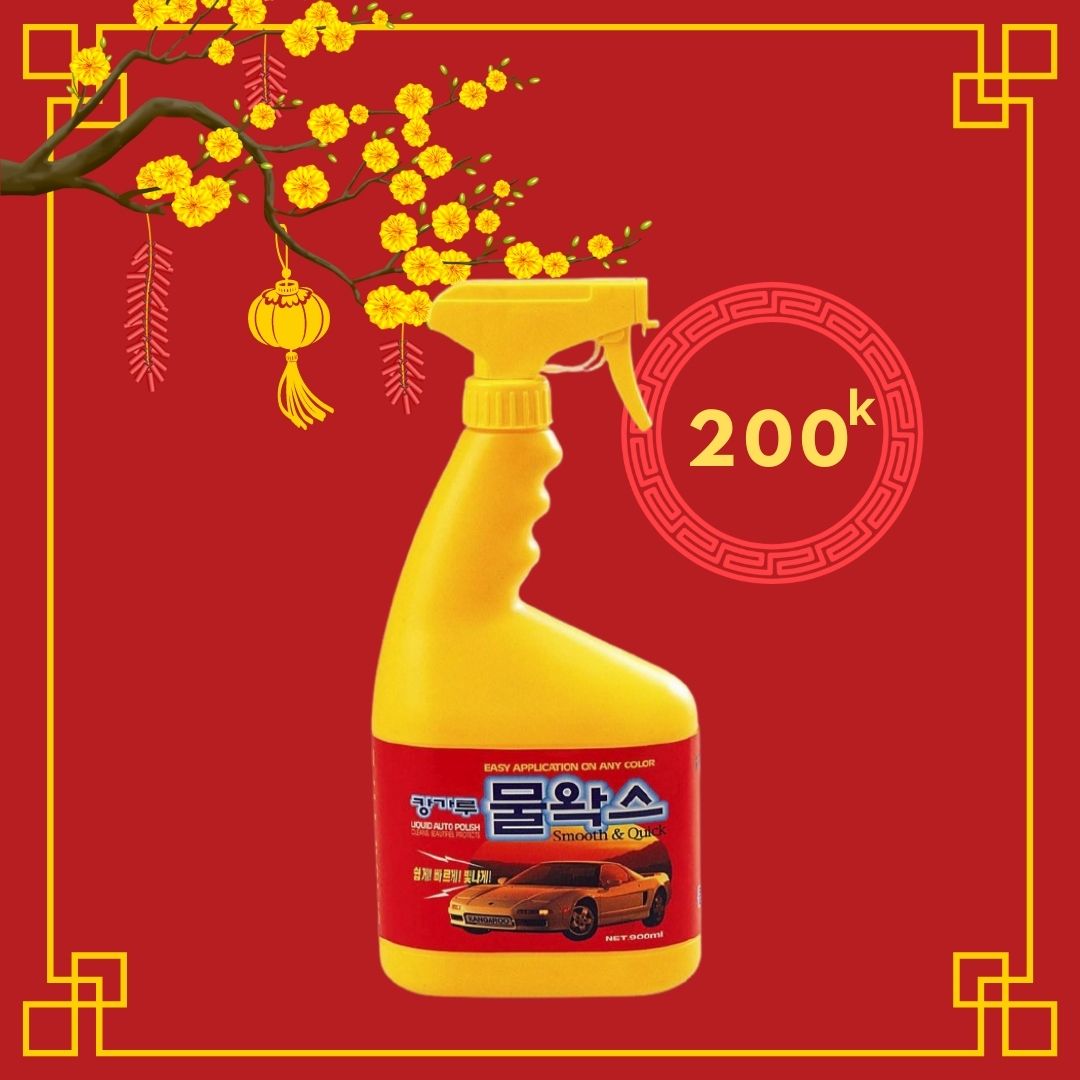 Dung dịch đánh bóng sơn ô tô Kangaroo Liquid Auto Polish 900ml