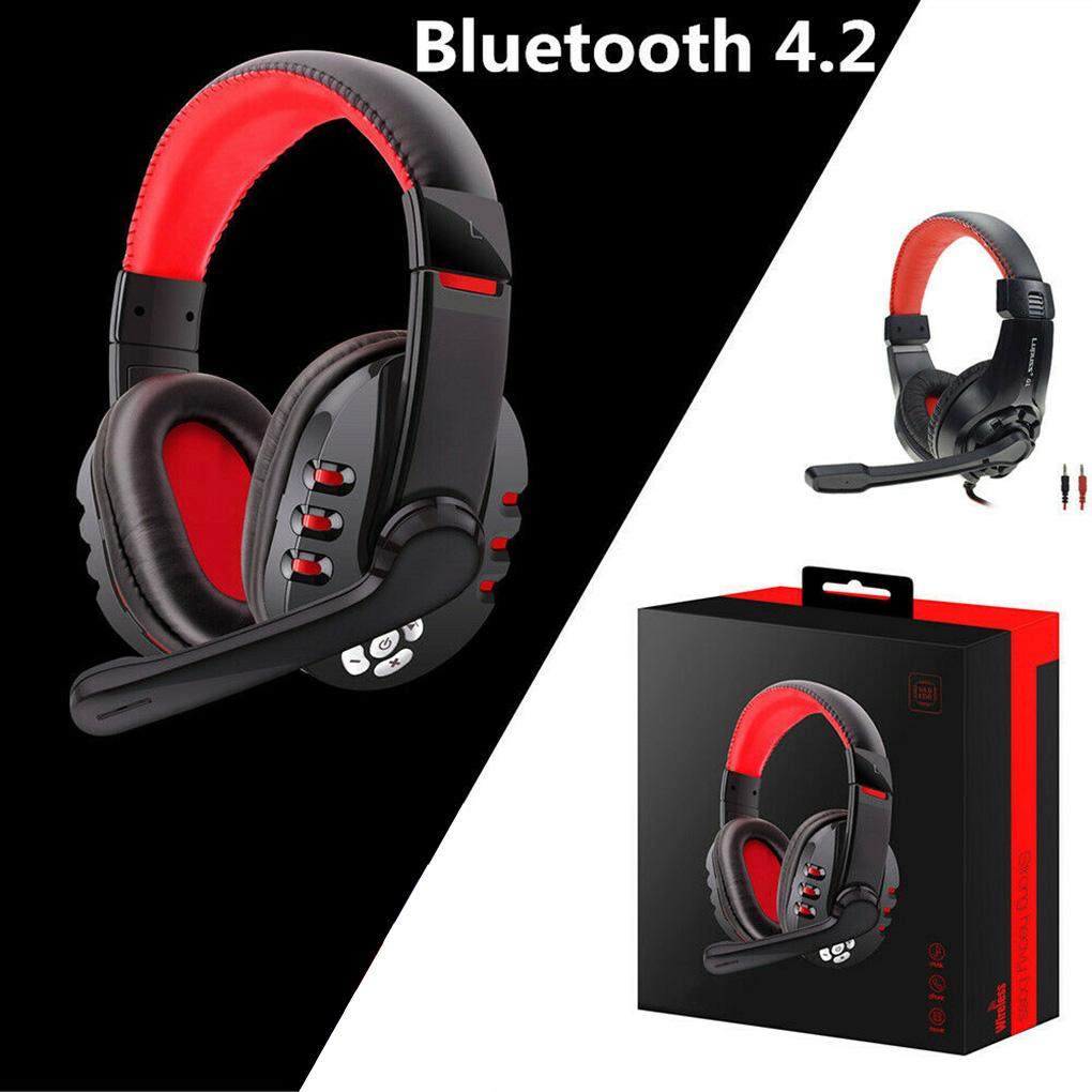 V8-1 Tai Nghe V5.0 Bluetooth Tai Nghe Stereo Không Dây Tai Nghe Chụp Tai Có Micro Cho Máy Tính, Laptop Cho Samsung Xiaomi