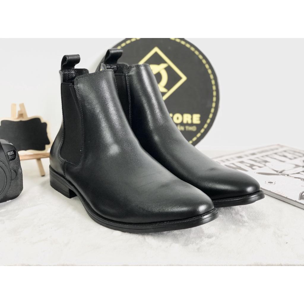 (Ưu đãi đặt biệt) Chelsea Boot da bò đế cao su - Duky store