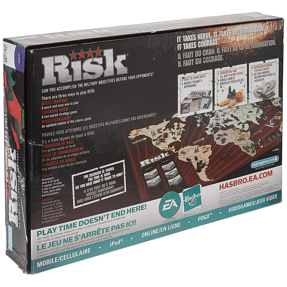 Board Game Risk Bộ trò chơi Cờ chiến thuật Game Of Strategic Conquest Risk