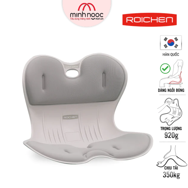 [Gia dụng Minh Ngọc] Ghế chỉnh dáng ngồi đúng - Roichen Hàn Quốc (Made in Korea). Dùng cho Nam, 5 màu lựa chọn (Đen, nâu, ghi xám, xanh Mint, xanh dương) Hàng chính hãng