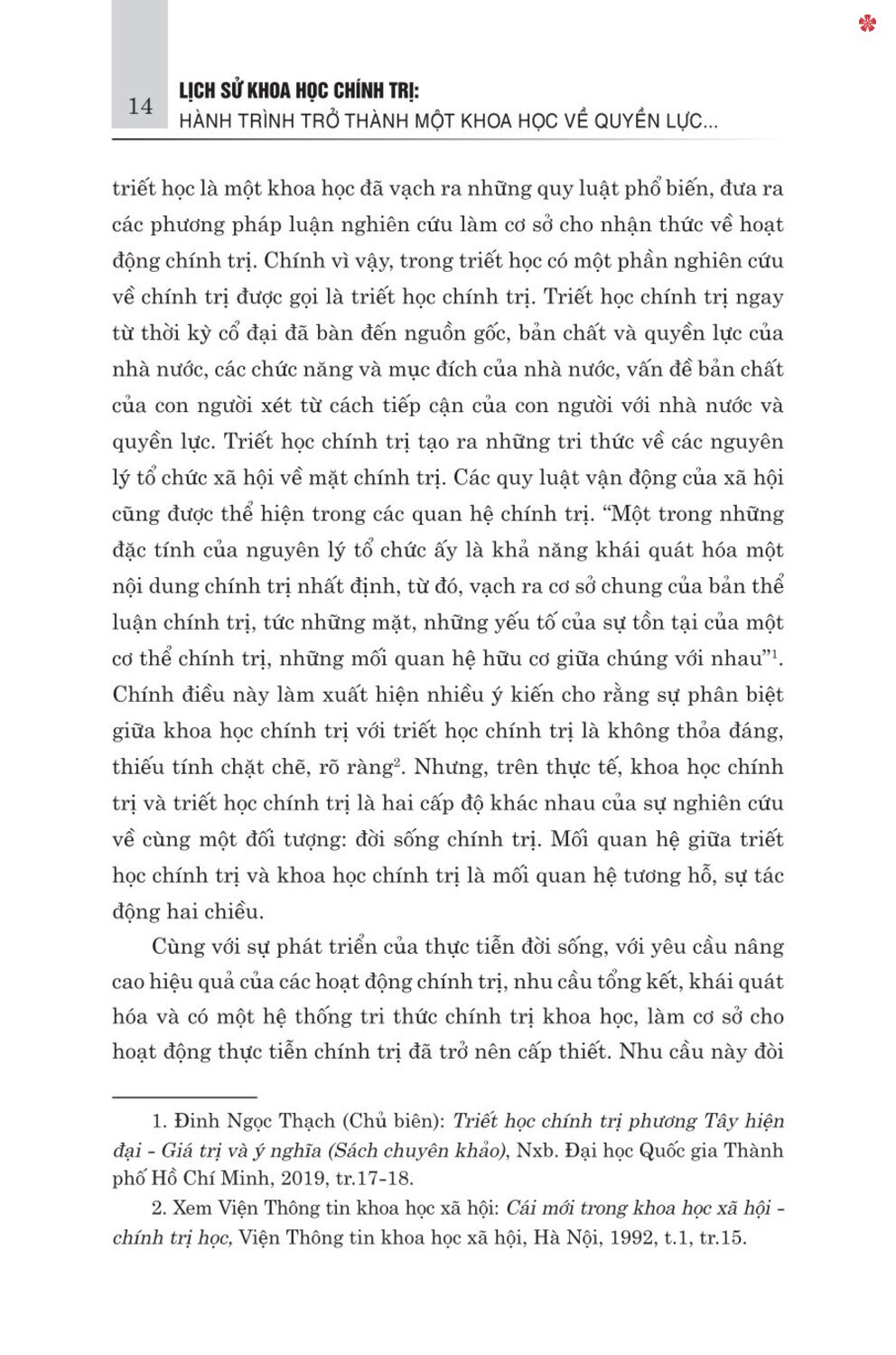 Lịch sử khoa học chính trị: Hành trình trở thành một khoa học về quyền lực hay khám phá đời sống chính trị (Sách chuyên khảo)