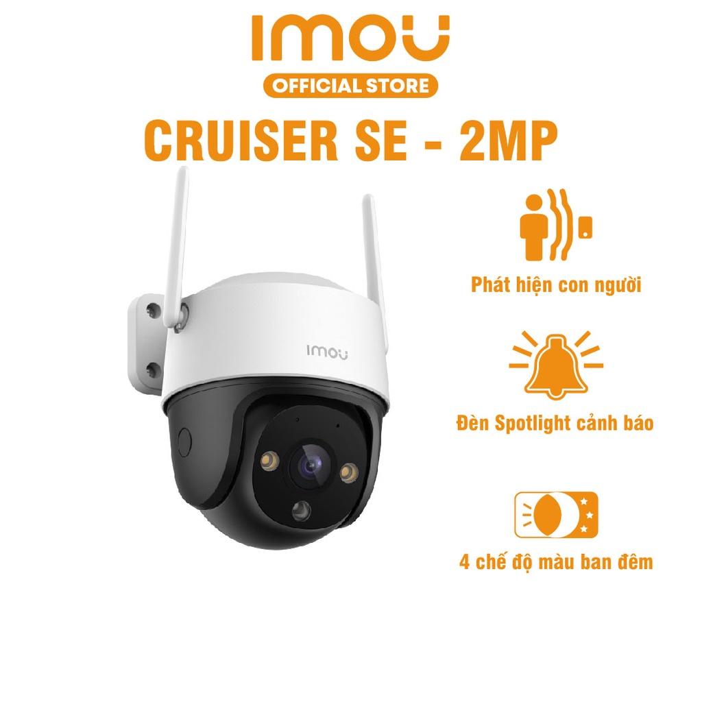 Camera Wifi Imou Cruiser SE (2MP) I Phát hiện con người I Đèn spotlight cảnh báo I 4 chế độ ban đêm I Hàng chính hãng