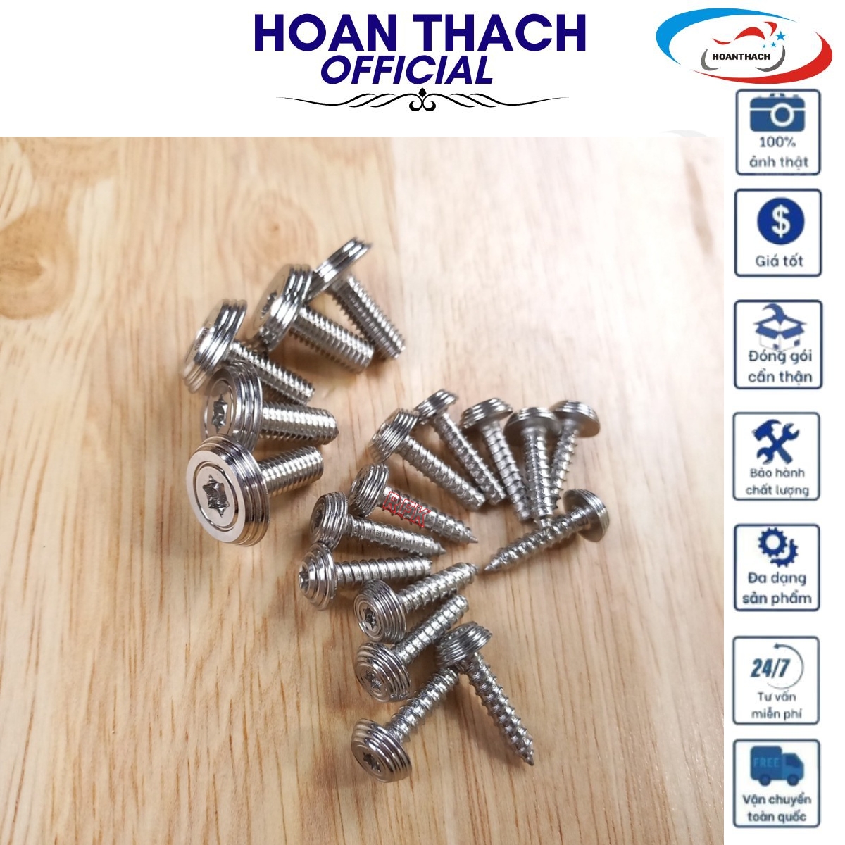 Bộ ốc áo mẫu thái Inox 304 cho xe máy Air Blade 2016 ( 18 con ), HOANTHACH SP017375