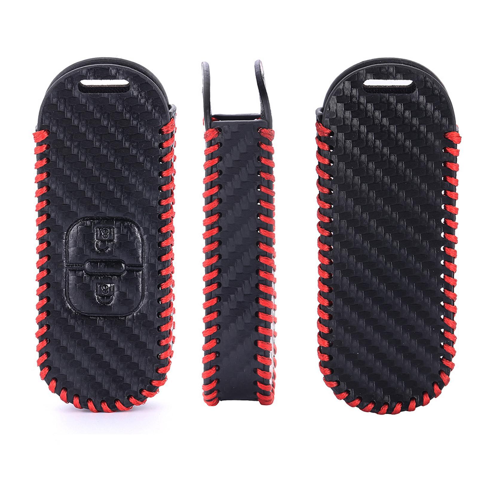 Leather Car Key Case Keychain Replacement Shell for