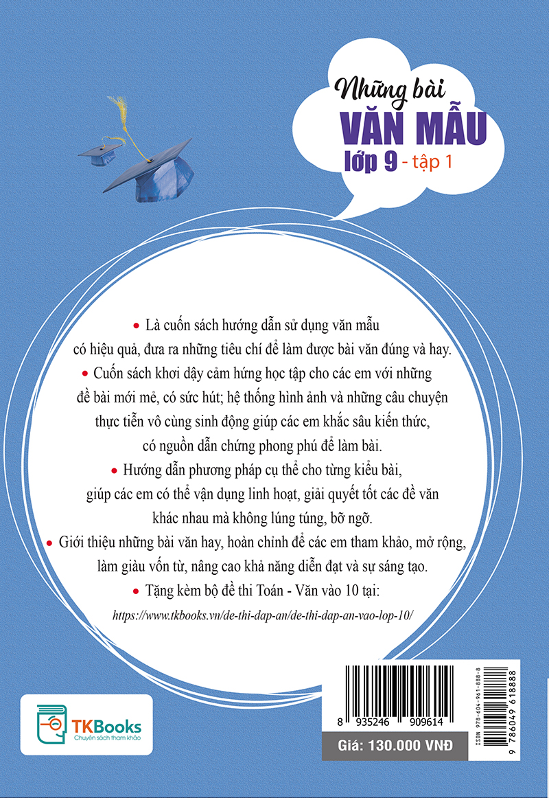 Những Bài Văn Mẫu Lớp 9 - Tập 1 ( tặng kèm bookmark )