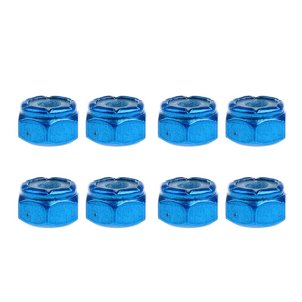 16PCS 1'' FLAT HEAD REPLACEMENT SKATEBOARD TRUCK HARDWARE LONGBOARD SCREWS BOLTS