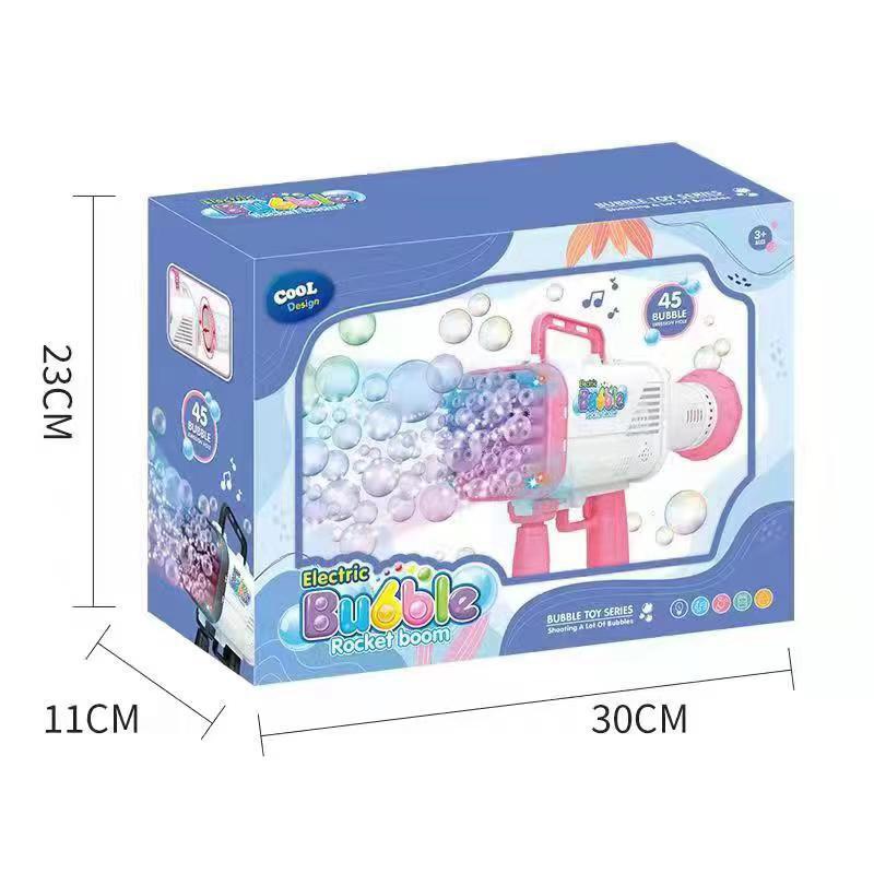 Sung ban bong bóng 45 nòng pin sạc siêu mạnh, đồ chơi cho bé - Quà tặng hấp dẫn cho bé