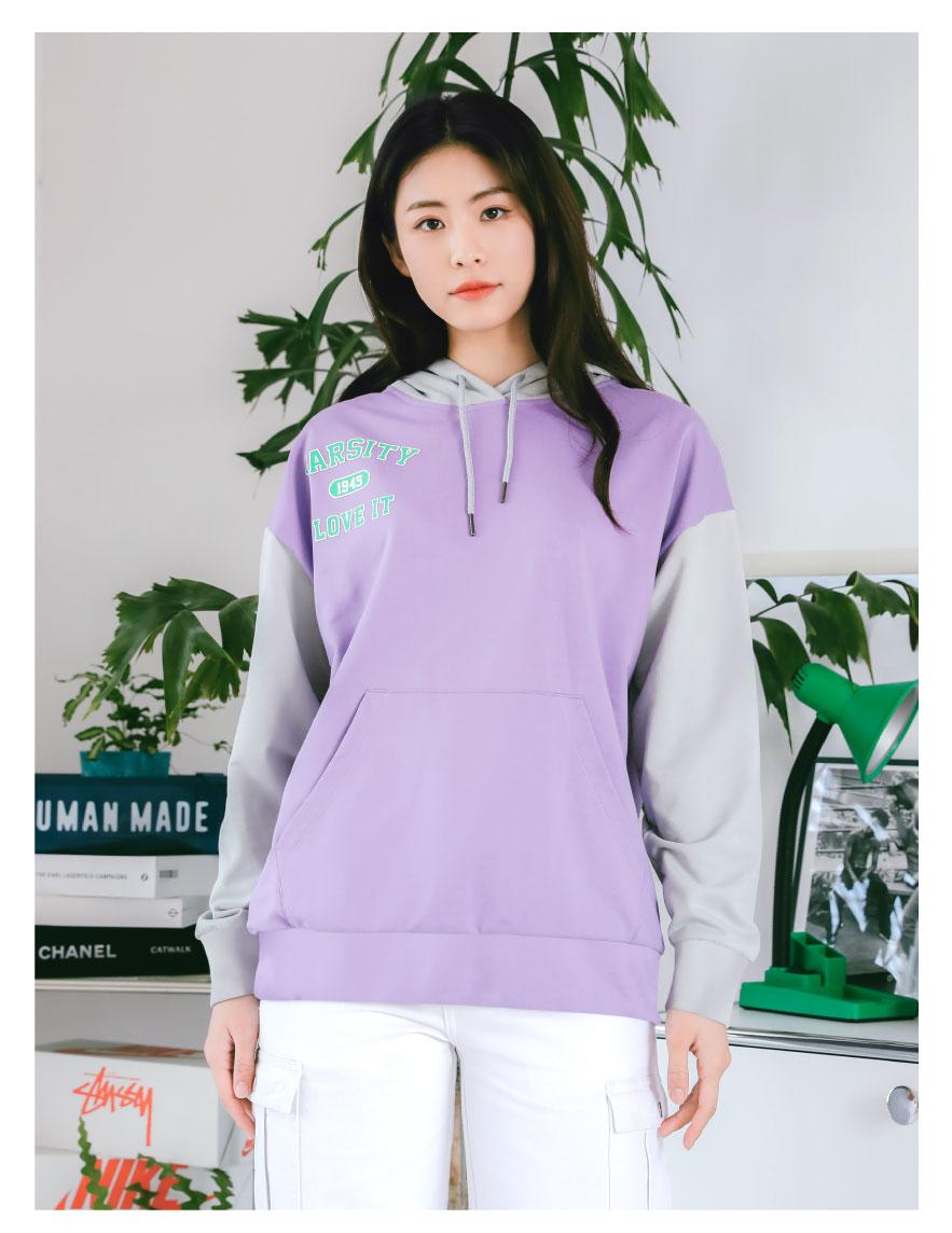 Áo Khoác Bóng Chày Phối Màu - Varsity Hoodie Unisex - LU22117401