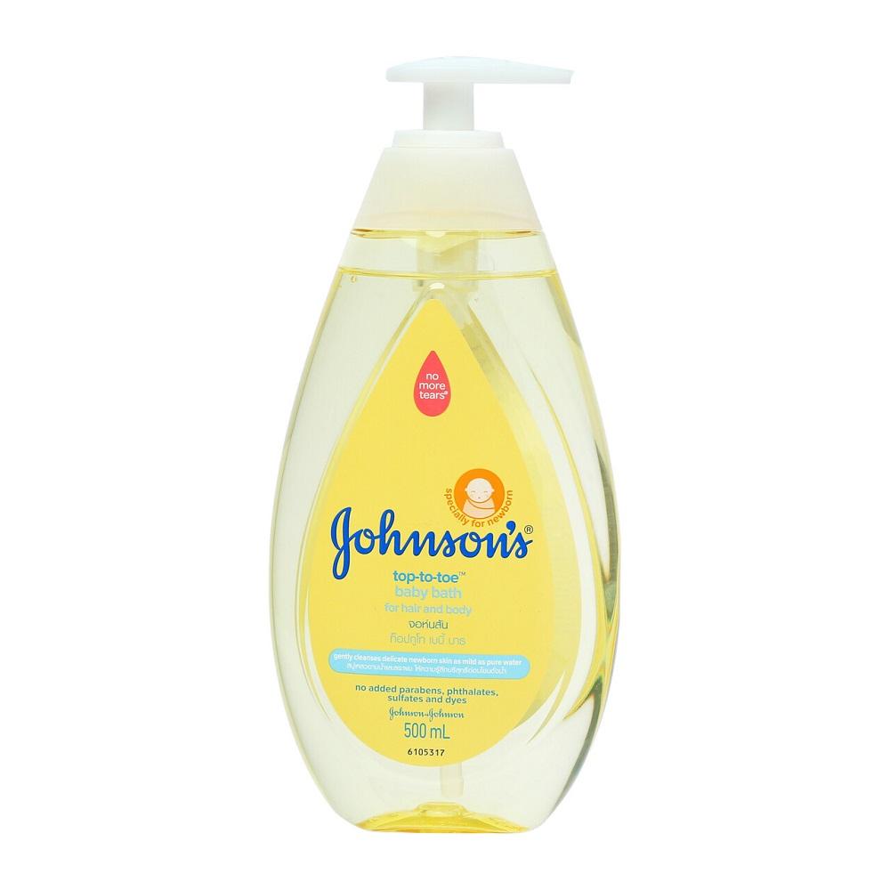 Tắm Gội Cho Bé JohnsonS Baby Chai Vàng 500ML