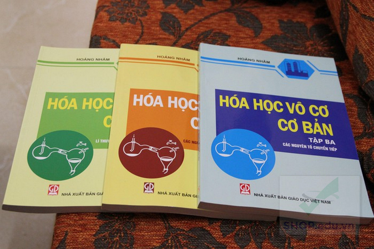 Combo Sách Hóa Học Vô Cơ Cơ Bản Hoàng Nhâm Tập 1 Tập 2 Tập 3