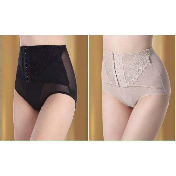 Quần gel bụng 3 nấc cài khuy