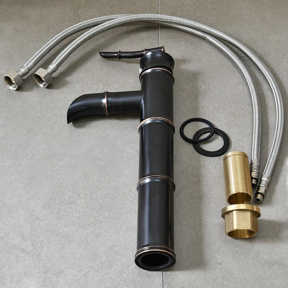Vòi Lavabo nóng lạnh đồng đúc cổ điển cao cấp