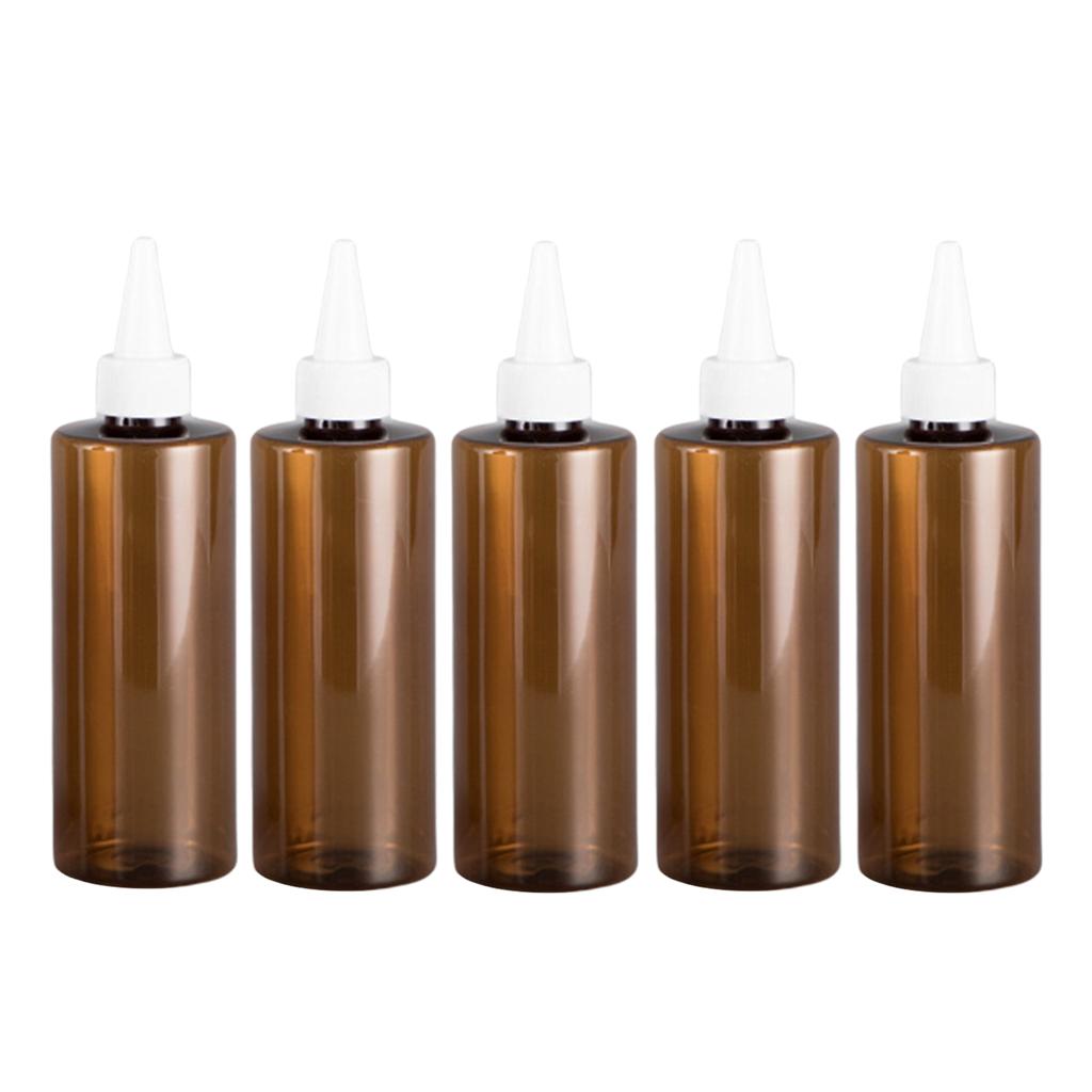 Set 5 Chai Rỗng Bằng PET Dùng Nhuộm Tóc