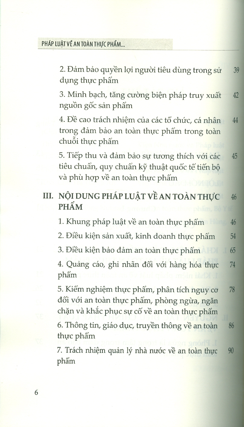 Pháp Luật Về An Toàn Thực Phẩm Ở Việt Nam (Sách chuyển khảo) - TS. Phạm Thị Thúy Nga (Chủ biên)