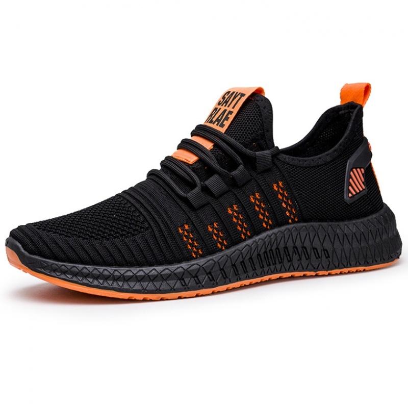 Giày thời trang Giày chạy bộ giày thể thao thoáng khí giày thể thao nam Giày chạy bộ nam dày Zapatillas Hombre đi bộ đi bộ bình thường Color: Black Shoe Size: 10