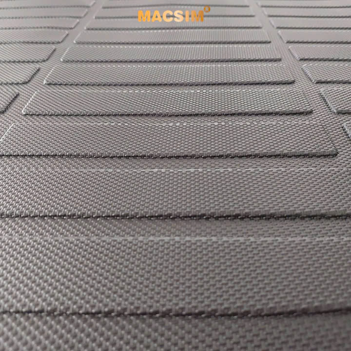 Thảm lót cốp xe ô tô Subaru Outback 2020-2025 nhãn hiệu Macsim chất liệu TPV cao cấp màu đen