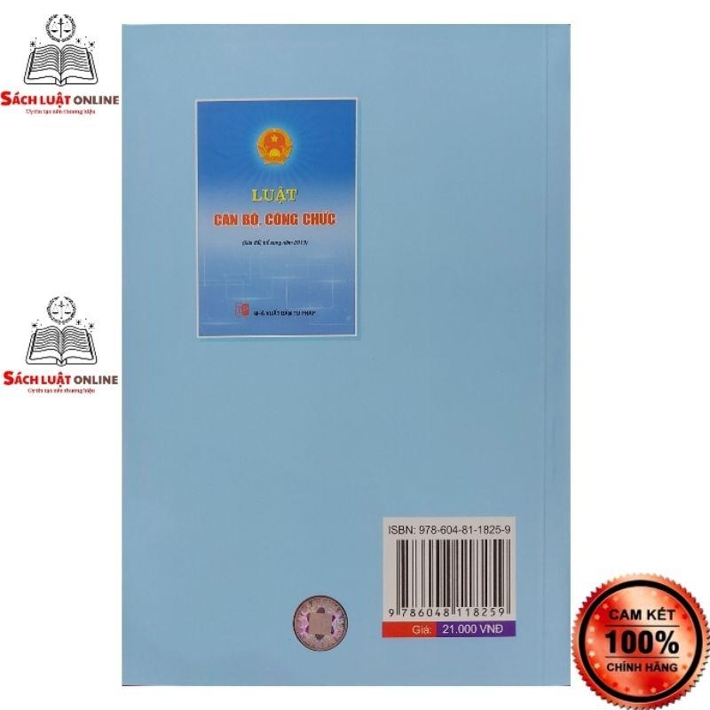 Sách - Luật cán bộ công chức