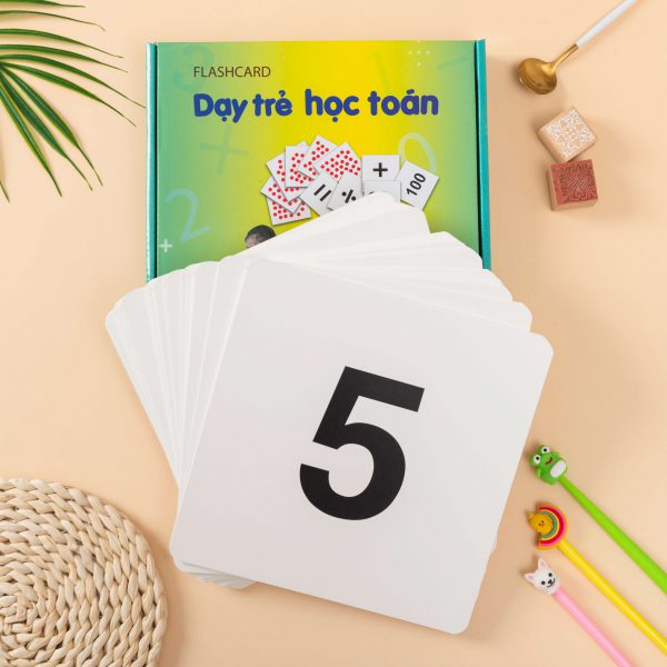 GDKids - Dạy Trẻ Học Toán Glenn Doman (59 Thẻ Flashcards)