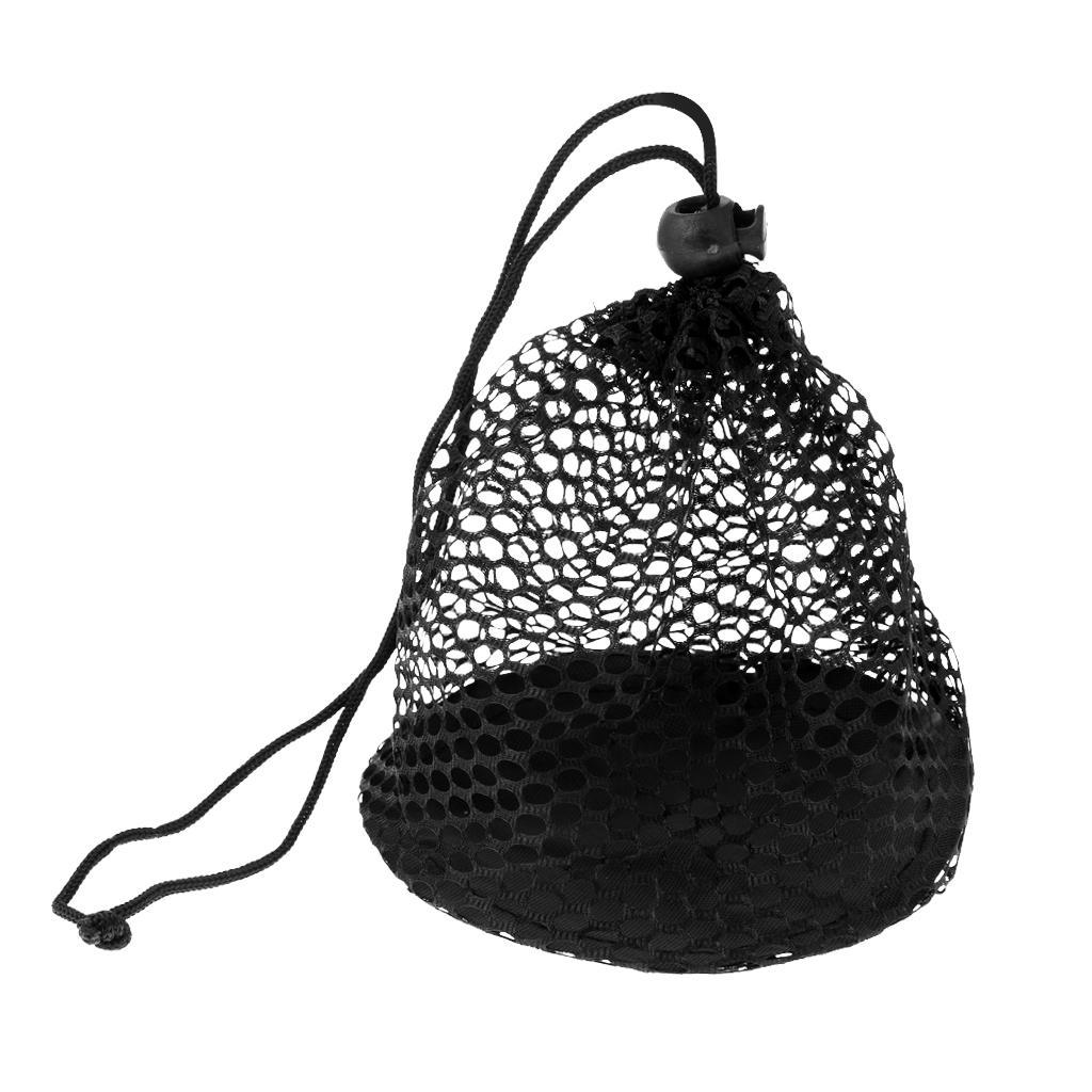 2xNylon Mesh Nets Bag Pouch Golf Tennis Ball 25 Balls Carrying Holder Storage