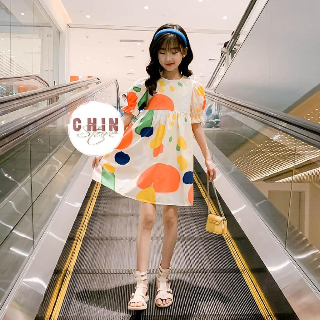 Váy bé gái đáng yêu - V-353,Size 4/5 (15kg-17kg)