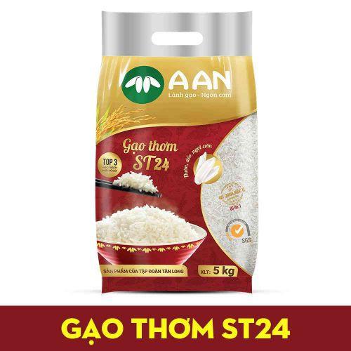 Gạo ST24 A An - Đặc Sản Sóc Trăng, Cơm dẻo mềm, thơm đặc trưng