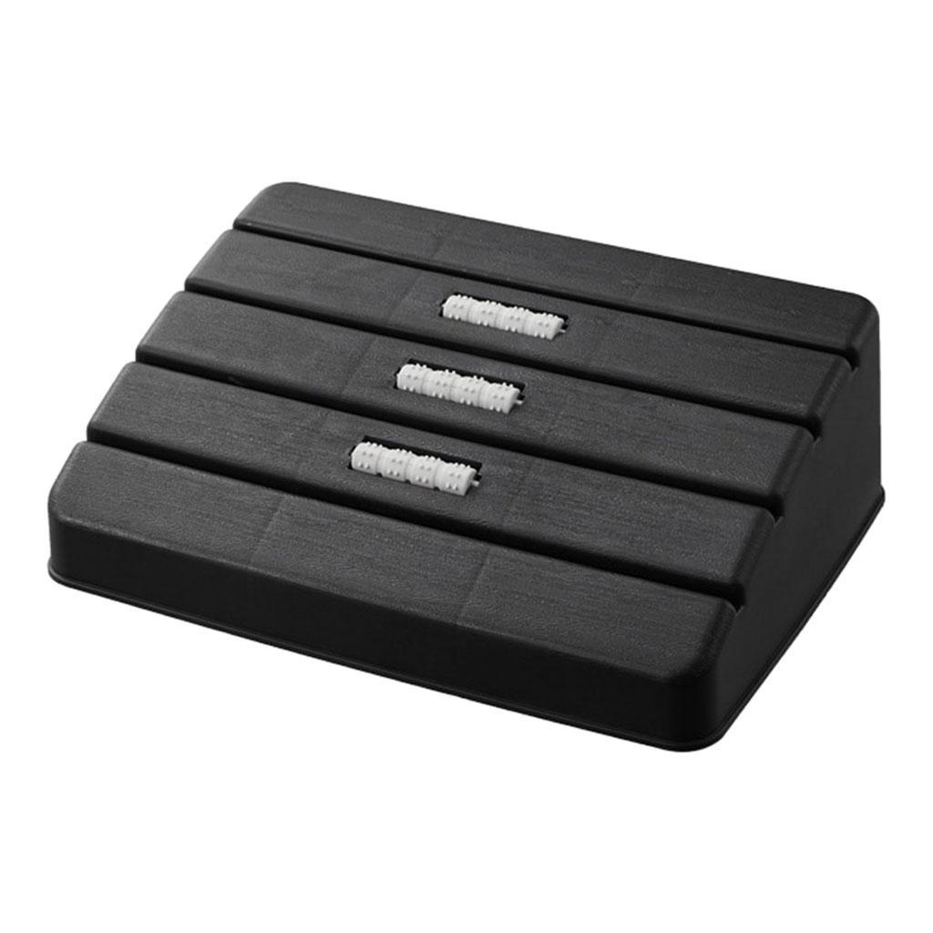 2Pcs Footrest Under Desk Foot Pedal Foot Rest Massage Roller Home Travel